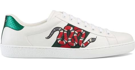 gucci with snakes|Gucci Ace Embroidered Snake Men's .